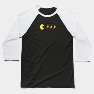 PAC-MAN Loves Pizza Baseball T-Shirt